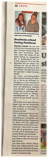 Pressebericht zu LoveDating